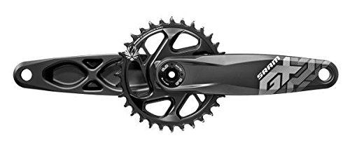 SRAM Bielas GX Eagle fat4 170 mm, 32T DM Dub Rodamiento Interior, 00.6118.530.007 Manivela, Negro, 170 mm