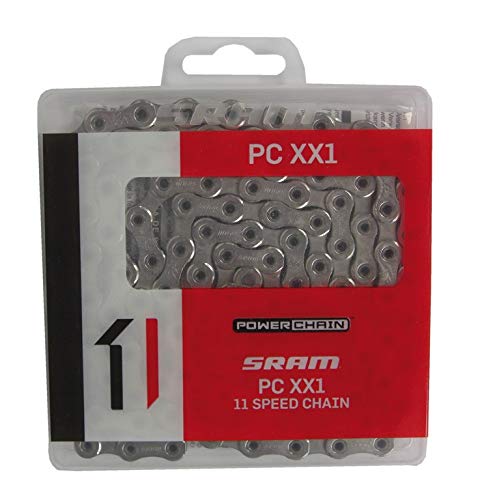 SRAM PC XX1 - Cadena de bicicleta de 11 velocidades con conector de cadena de bloqueo de energía, 118 enlaces