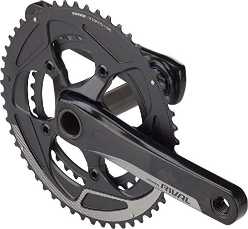 Sram Road Rival 22 GXP 52-36T - Set de biela para Bicicleta (Brazo de 170 mm), Color Negro