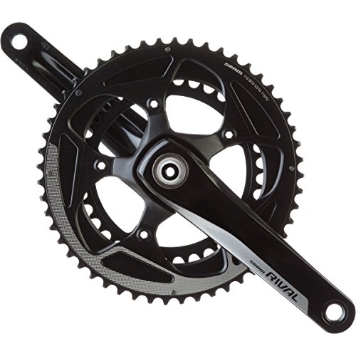 Sram Road Rival 22 GXP 52-36T - Set de biela para Bicicleta (Brazo de 170 mm), Color Negro