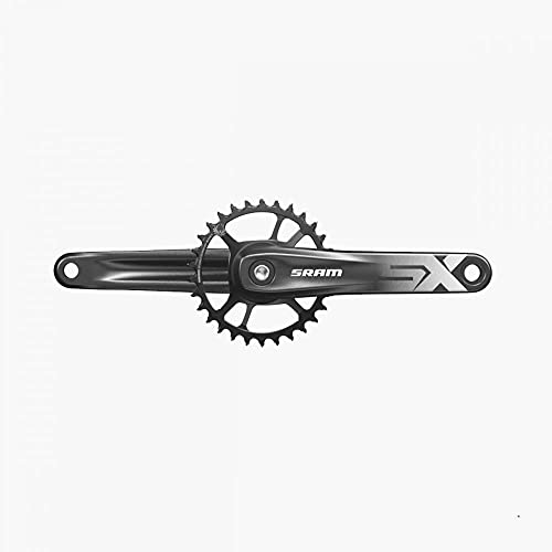 Sram Sx Eagle Power Spline Manivela, Unisex Adulto, Negro, 32 Zähne