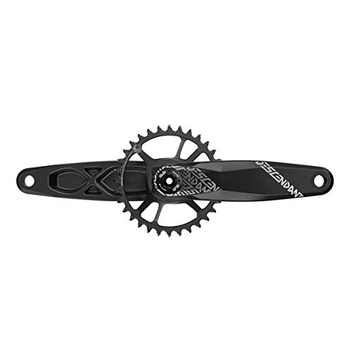 SRAM Truvativ Bielas Descendant Eagle 6 K Alum DM Dub Rodamiento Interior, Boost 148, 00.6118.532.003 Manivela, Negro, 170 mm, 32T