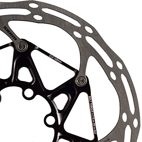 Sram Unisex – Disco de freno Rotor Centerline para adultos, negro, diámetro 160 mm