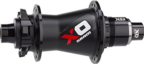 SRAM X.0 de Trasera 32 Agujero Disc 12 x 148 mm (Boost), XD Driver (11 velocidades), 00.2018.006.019 Buje, Negro de Color Rojo, One Size