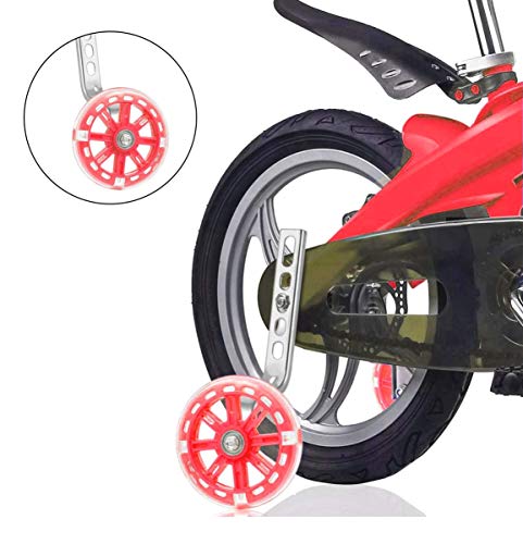 Stabilizzatore Rotelle,Rotelle Universali per Bicicletta Bambini,Ruote Laterali Bicicletta,Rotelle Stabilizzatore,Stabilizzatori per Bicicletta Bambini,Rotelle Regolabili per Bici (E)