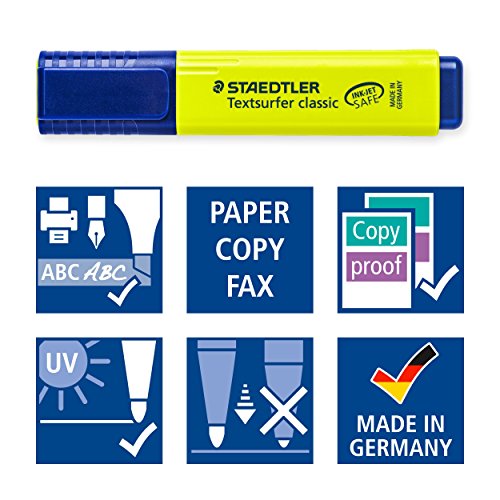 STAEDTLER 364 A WP8 ST, Set de 8 Marcadores Fluorescentes, Multicolor