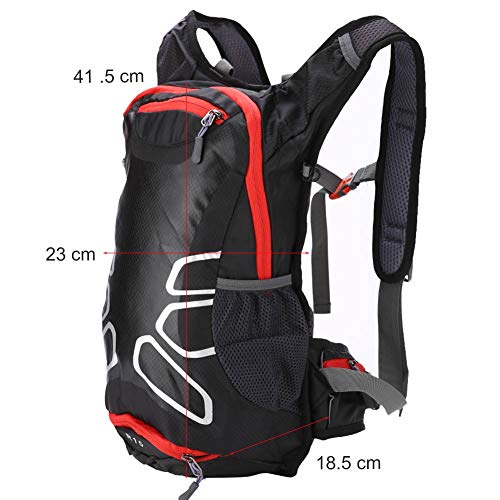 Starbun Mochila al Aire Libre de Bicicletas, Negro Multifuncional Ciclo al Aire Libre Mochila Durable Viaje de Bicicletas Ambos Hombros Bolsa