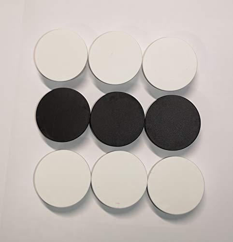 STECKEL® 9 unidades (6 unidades de color blanco y 3 negros), tapa protectora contra el polvo para enchufes limpios, regletas, enchufes múltiples, protección contra salpicaduras, diseño