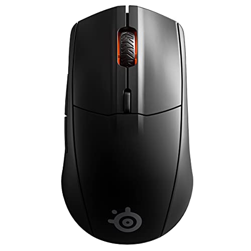 SteelSeries Rival 3 Wireless - Ratón Para Gaming - Batería Con Más De 400 Horas De Duración - Tecnología Dual Inalámbrico a 2.4 GHz y Bluetooth 5.0