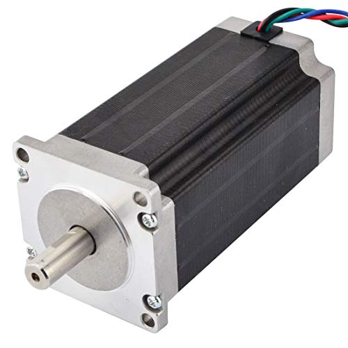 STEPPERONLINE 1 eje motor paso a paso CNC, kit 3,0 Nm, 4,2 A, 10 mm ranura Nema 23, motor paso a paso 1,8-5,6 A, 20-50 CC, para máquina de grabado CNC, impresora 3D