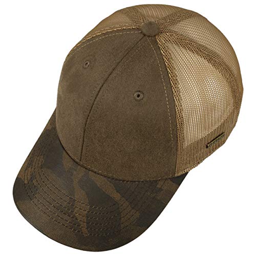 Stetson Gorra Trucker Vintage Copes Hombre - Camionero de béisbol Malla Snapback, con Visera, Forro, Forro Primavera/Verano - XL (60-61 cm) marrón