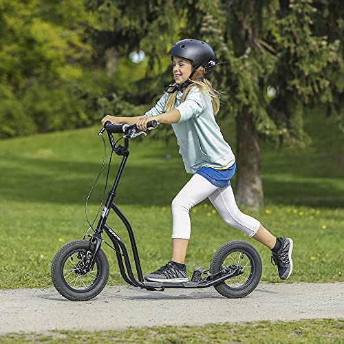 Stiga Air Scooter 12" Black Patinete kickbike, Unisex-Youth