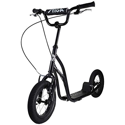 Stiga Air Scooter 12" Black Patinete kickbike, Unisex-Youth