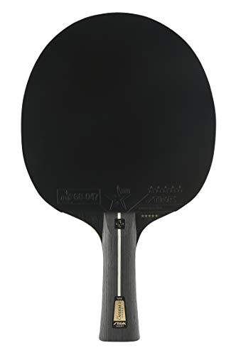 Stiga Pro Carbon + Pala de Tenis de Mesa, Negro/Rojo