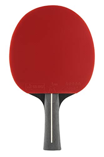 Stiga Pro Carbon + Pala de Tenis de Mesa, Negro/Rojo