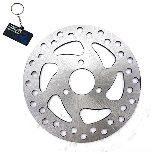 STONEDER Rotor de disco de freno de acero de 26 mm 120 mm para bicicleta de bolsillo de 2 tiempos 47 cc 49 cc Mini Dirt ATV Quad 4 ruedas Scooter eléctrico de gas