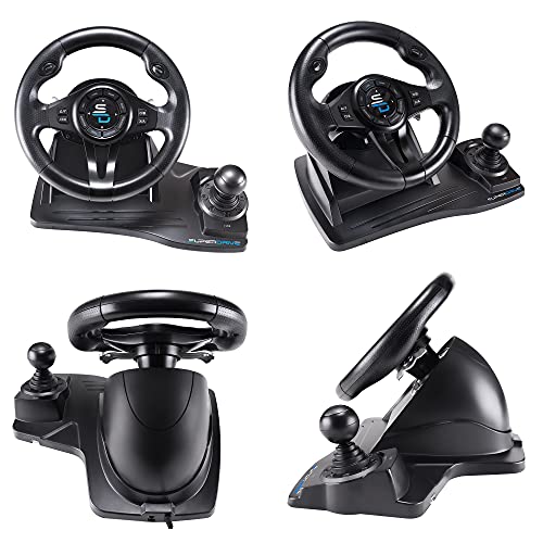 Subsonic - Superdrive, Volante De Carreras Gs550 Con Pedales, Paletas, Palanca De Cambios Y Vibración Para Xbox Serie X/S, Ps4, Xbox One, Pc (Programable Para Todos Los Juegos), Xbox Series X