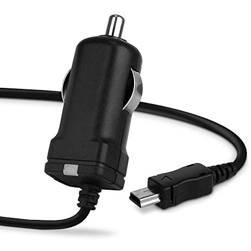 subtel® Cargador de Coche 1.1m 1A / 1000mA Compatible con TAHUNA Teasi One4, One3, One 2, One Classic, Core, Pro Pulse, 5V Mini USB Cable de Carga