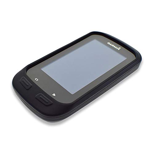 subtel® Tapa Trasera Compatible con Garmin Edge 1000 / Approach G8 Silicone Funda Protectora Case Cover Etui Sleeve Negro