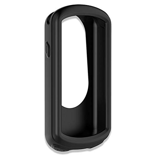 subtel® Tapa Trasera Compatible con Garmin Edge 1030 / Edge 1030 Plus Silicone Funda Protectora Case Cover Etui Sleeve Negro