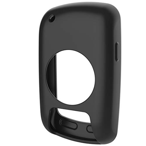 subtel® Tapa Trasera Compatible con Garmin Edge 800 / Edge 810 & Edge Touring/Edge Touring Plus Silicone Funda Protectora Case Cover Etui Sleeve Negro