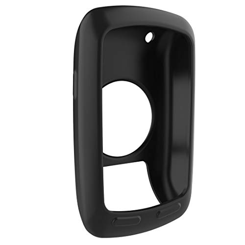 subtel® Tapa Trasera Compatible con Garmin Edge 800 / Edge 810 & Edge Touring/Edge Touring Plus Silicone Funda Protectora Case Cover Etui Sleeve Negro