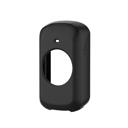 subtel® Tapa Trasera Compatible con Garmin Edge 830 Silicone Funda Protectora Case Cover Etui Sleeve Negro