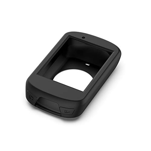 subtel® Tapa Trasera Compatible con Garmin Edge 830 Silicone Funda Protectora Case Cover Etui Sleeve Negro