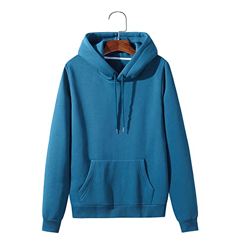 Sudadera Capucha Hombre Manga Larga Suelta Color Sólido Pullover Hombre Simplicidad Moderno Traje De Pareja Casual Moda Suéter Hombre Montañismo Acampar Capucha Suéter Hombre