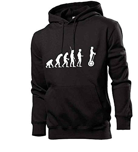 Sudadera con capucha para hombre Evolution Segway – shirt84.de Negro S