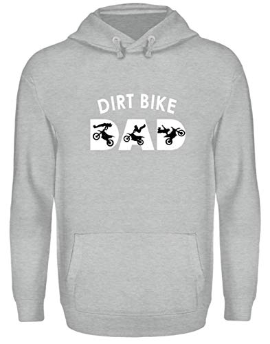 Sudadera con capucha unisex para ciclismo de montaña, Dirt Jump, bicicletas, salto de suciedad, ciclismo, deportistas, unisex gris deportivo Heather S