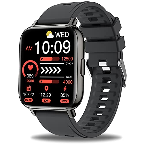 Sudugo Smartwatch, 1,69" Táctil Reloj Inteligente Hombre Mujer, Reloj Deportivo con 24 Modos Deportivos, Pulsómetro, Monitor de Sueño, Podómetro, Pulsera Actividad Impermeable IP67 para iOS Android