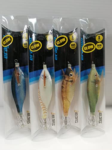 Sugoi Totanare para la pesca al calamar a tataki Nueva oferta 4 totanar colores surtidos lote calamares 06