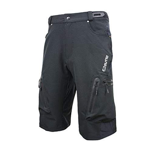 SUKUTU Pantalones Cortos de MTB para Hombres Pantalones Cortos de Ciclismo para Bicicletas Transpirables Sueltos Deportes al Aire Libre
