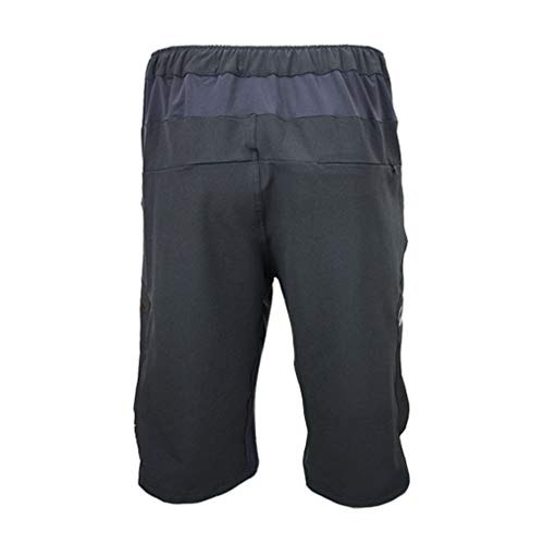 SUKUTU Pantalones Cortos de MTB para Hombres Pantalones Cortos de Ciclismo para Bicicletas Transpirables Sueltos Deportes al Aire Libre