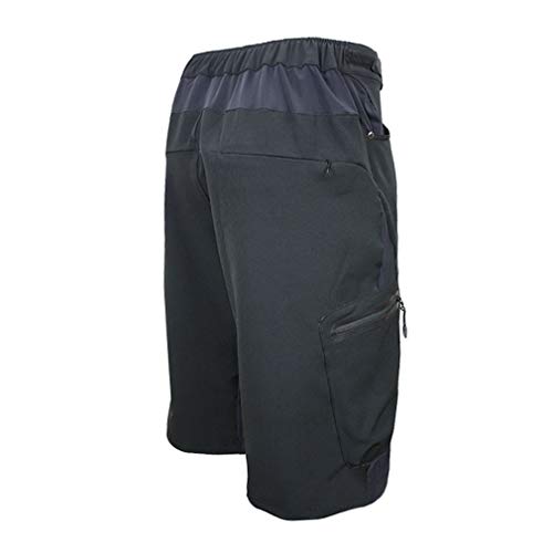 SUKUTU Pantalones Cortos de MTB para Hombres Pantalones Cortos de Ciclismo para Bicicletas Transpirables Sueltos Deportes al Aire Libre