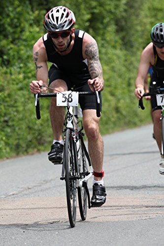 SUNDRIED Bañador para Hombres Premium con Acolchado para Triatlón Mono Compresivo Duatlón Running Natación Ciclismo (Small)