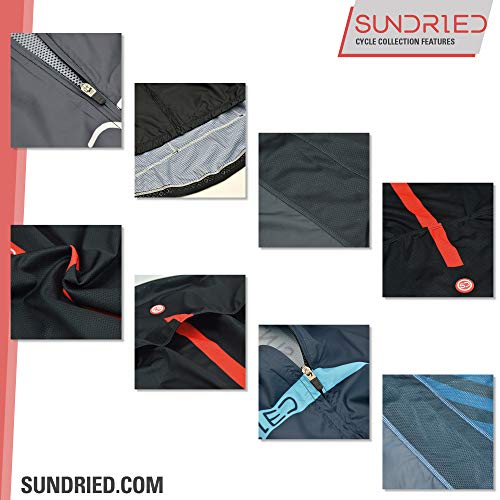 SUNDRIED Pro Cycling Gilet Chaleco de Ciclismo Ligero Chaleco Deportivo para Ciclismo y Carrera (Azul, M)