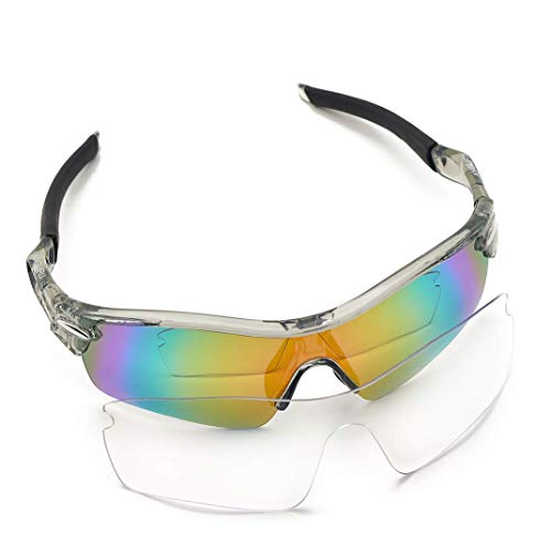 sunglasses restorer Gafas Ciclismo Modelo Angliru para Hombre y Mujer, Dos Juegos de Lentes. (Fotocromática + Especial Ciclismo, Fotocromática + Especial Ciclismo)