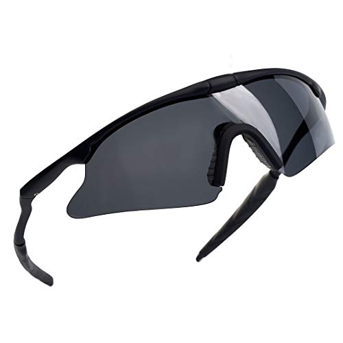 sunglasses restorer Gafas de Ciclismo con Cristal Gris Polarizado, Modelo Adeje