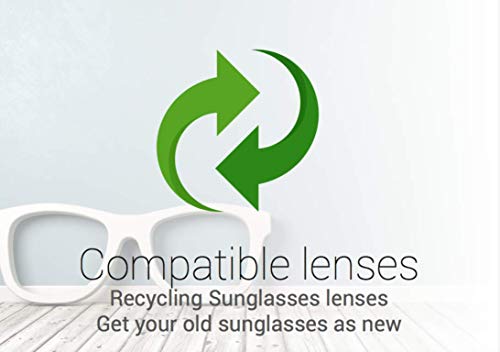 sunglasses restorer Lentes de Recambio para Oakley Holbrook | Black Iridium Polarizado