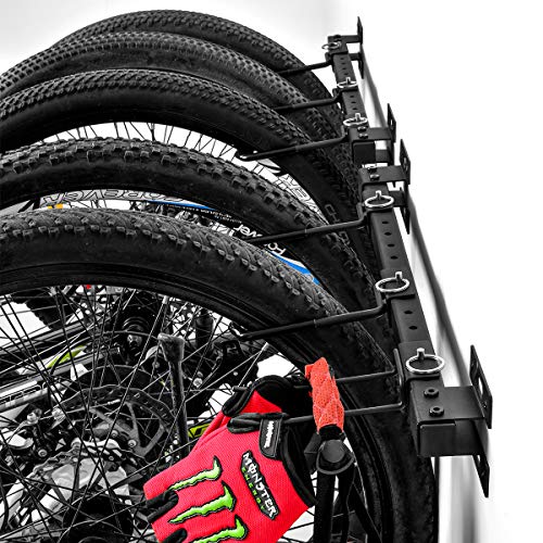 Sunix - Soporte para aparcar bicicletas, Montaje de pared para 5 bicicletas, Wall Mounting For 5 Bikes