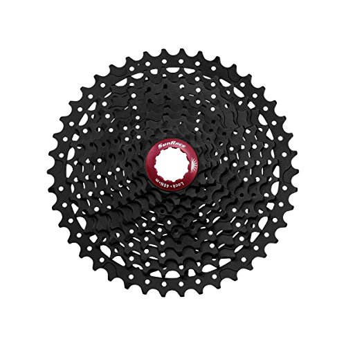 SunRace CSMX3 Piñón Cassette, Negro, 11-46 Dientes