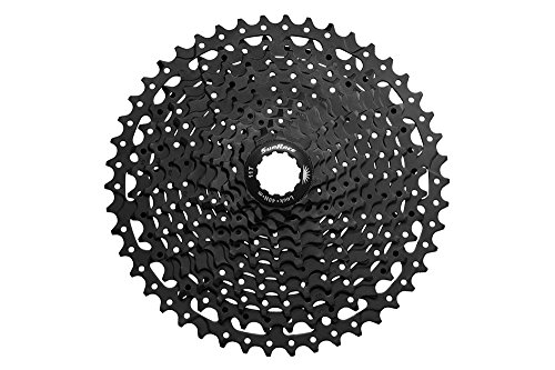 SunRace Ms8 44-42 Cassette para Bicicleta, Adultos Unisex, Negro, 11v 11-42