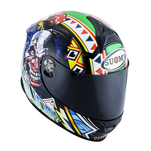 SUOMY GUNWIND - Casco para Bici, Multicolor (Black/Yellow), M (54-58)