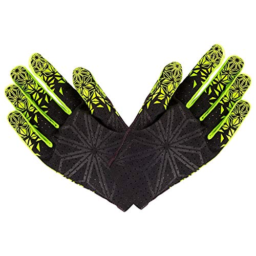 Supacaz SUPAG Long Glove-Black/Neon Yellow-L Guantes para ocasión Especial, Amarillo, Estandar Unisex Adulto