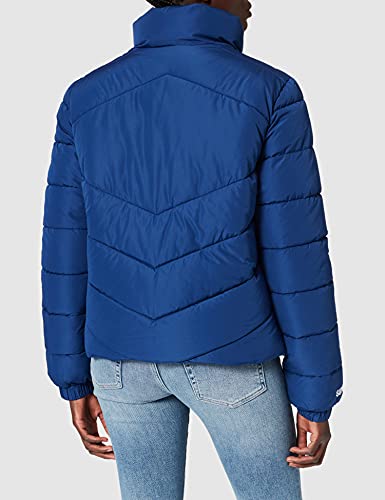 Superdry Acolchado Deportivo sin Capucha Chaqueta, Azul Marino, S para Mujer