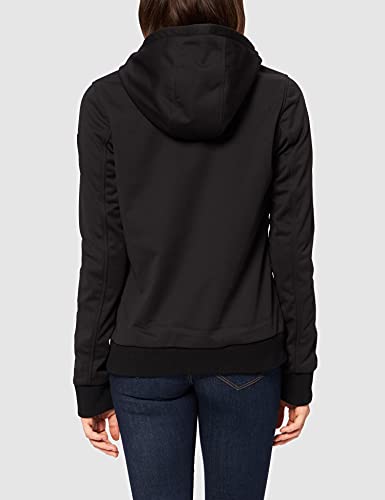 Superdry Chaqueta Bonded Soft Shell Jacket, Negro, S para Mujer