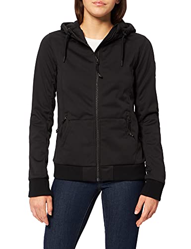 Superdry Chaqueta Bonded Soft Shell Jacket, Negro, S para Mujer