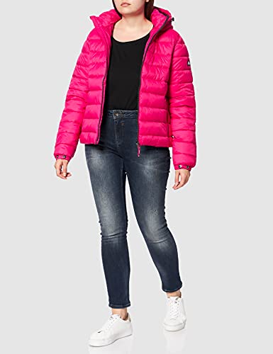 Superdry Chaqueta clásica Fuji Puffer, Hot Pink, S para Mujer